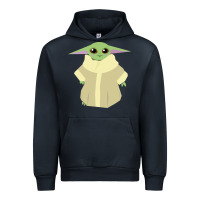 Navy Baby Grogu Legend Urban Hoodie - linhVisuals