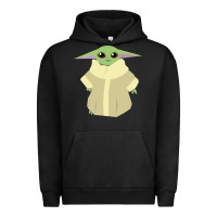 Pigment Black Baby Grogu Legend Urban Hoodie - linhVisuals