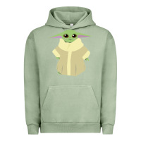 Pigment Oil Green Baby Grogu Legend Urban Hoodie - linhVisuals
