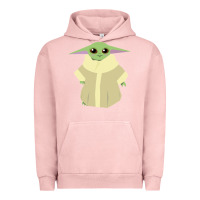 Pigment Salmon Baby Grogu Legend Urban Hoodie - linhVisuals