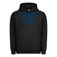 Pigment Black Wellesley College Urban Hoodie - linhVisuals