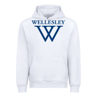 White Wellesley College Urban Hoodie - linhVisuals