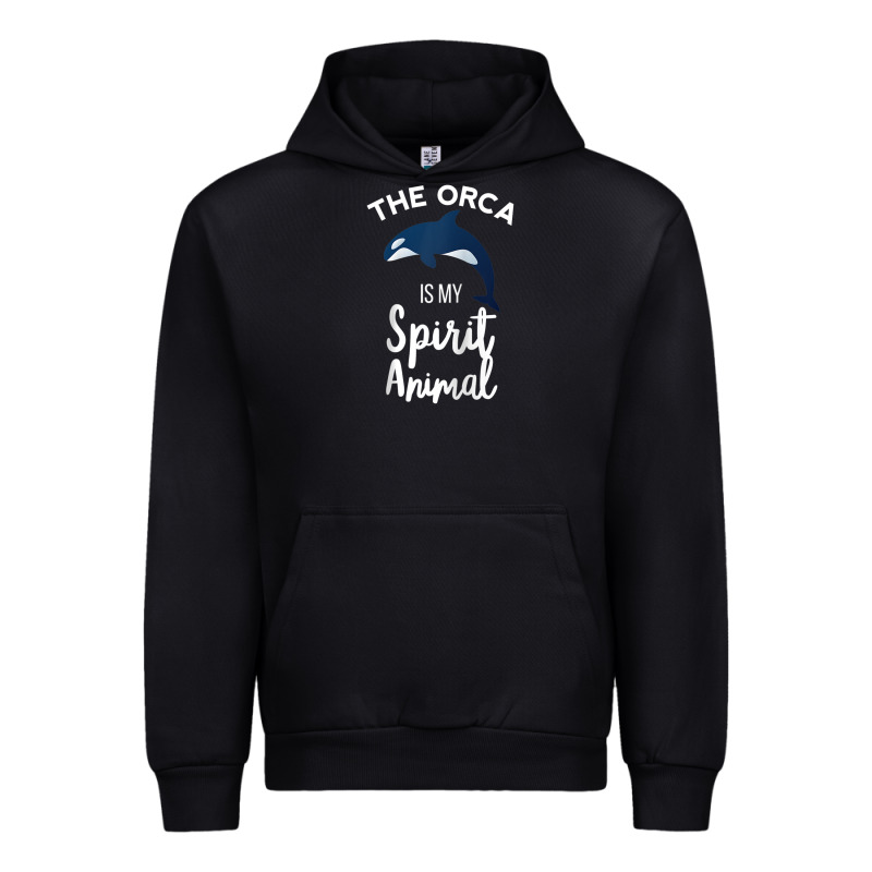 Orca Spirit Animal Killer Whale Ocean Sea Marine Funny Water Raglan Ba Urban Hoodie by linhVisuals | Teevron
