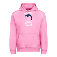 Fuchsia Pink orca spirit animal killer whale ocean sea marine funny water raglan ba Urban Hoodie - linhVisuals