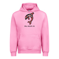 Fuchsia Pink mill valley, california native american orca killer whale raglan baseb Urban Hoodie - linhVisuals
