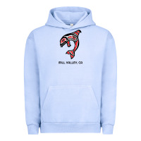 Pigment Grape Ice mill valley, california native american orca killer whale raglan baseb Urban Hoodie - linhVisuals