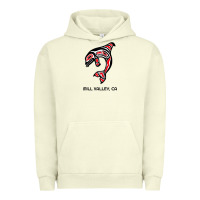 Pigment Pistachio mill valley, california native american orca killer whale raglan baseb Urban Hoodie - linhVisuals