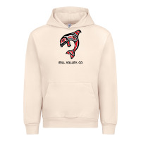 Sandshell mill valley, california native american orca killer whale raglan baseb Urban Hoodie - linhVisuals