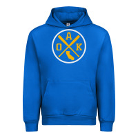 Cobalt retro oakland baseball emblem vintage oak premium Urban Hoodie - linhVisuals