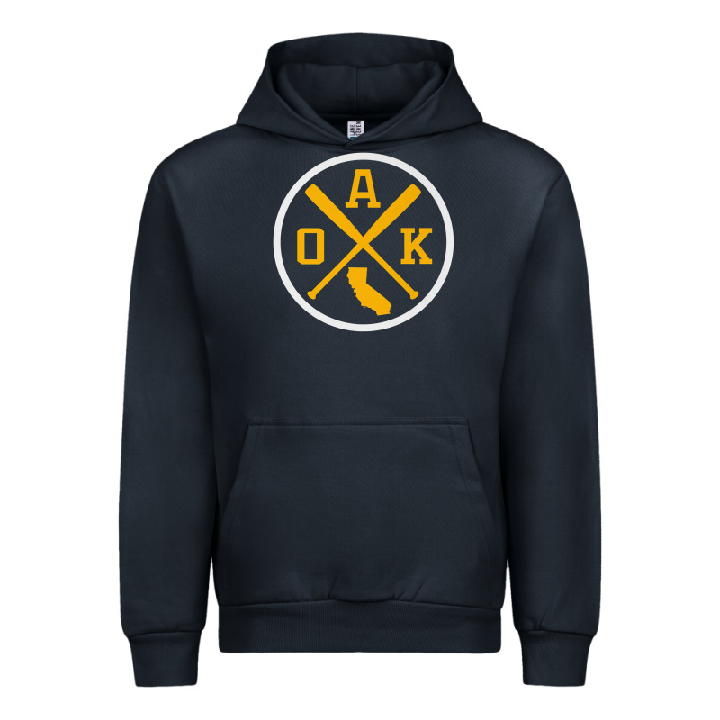 Retro Oakland Baseball Emblem Vintage Oak Premium Urban Hoodie by linhVisuals | Teevron