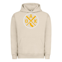 Pigment French Oak retro oakland baseball emblem vintage oak premium Urban Hoodie - linhVisuals