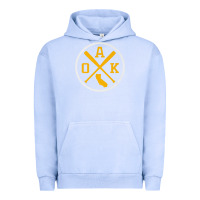 Pigment Grape Ice retro oakland baseball emblem vintage oak premium Urban Hoodie - linhVisuals