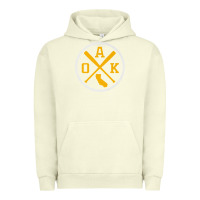 Pigment Pistachio retro oakland baseball emblem vintage oak premium Urban Hoodie - linhVisuals