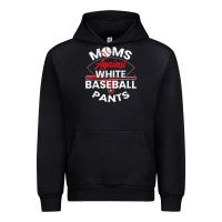 Black moms against white baseball pants sport lover mothers day Urban Hoodie - linhVisuals