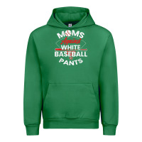Emerald moms against white baseball pants sport lover mothers day Urban Hoodie - linhVisuals