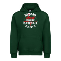Forest Green moms against white baseball pants sport lover mothers day Urban Hoodie - linhVisuals