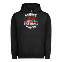 Pigment Black moms against white baseball pants sport lover mothers day Urban Hoodie - linhVisuals