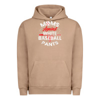 Pigment Burro moms against white baseball pants sport lover mothers day Urban Hoodie - linhVisuals