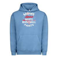 Pigment Pebble Blue moms against white baseball pants sport lover mothers day Urban Hoodie - linhVisuals