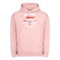 Pigment Salmon moms against white baseball pants sport lover mothers day Urban Hoodie - linhVisuals