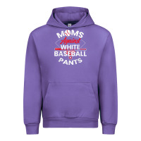 Tulip moms against white baseball pants sport lover mothers day Urban Hoodie - linhVisuals