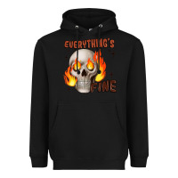 Black everythings fine Heavyweight Hoodie - JahusDesignShop