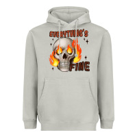 Moon Dust everythings fine Heavyweight Hoodie - JahusDesignShop