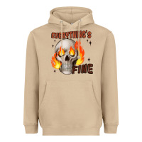 Mushroom everythings fine Heavyweight Hoodie - JahusDesignShop