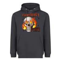 Smoke everythings fine Heavyweight Hoodie - JahusDesignShop