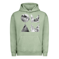 Pigment Oil Green of monsters and men Urban Hoodie - linhVisuals