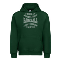 Forest Green fantasy baseball champion distressed Urban Hoodie - linhVisuals