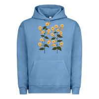 Pigment Pebble Blue Funny Cat Camouflage Urban Hoodie - linhVisuals