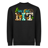 Black western lets get lit ado Heavyweight Sweatshirt - AdoDesignShop
