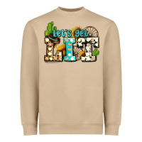 Mushroom western lets get lit ado Heavyweight Sweatshirt - AdoDesignShop