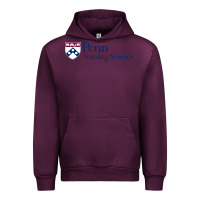 Mauve Wine penn nursing science Urban Hoodie - linhVisuals