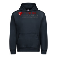 Navy stanford school of medicine Urban Hoodie - linhVisuals