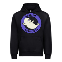 Black seal of approval baby art Urban Hoodie - linhVisuals