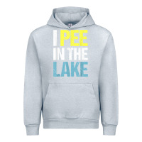 Heather Grey i pee in the lake funny summer vacation t shirt Urban Hoodie - linhVisuals