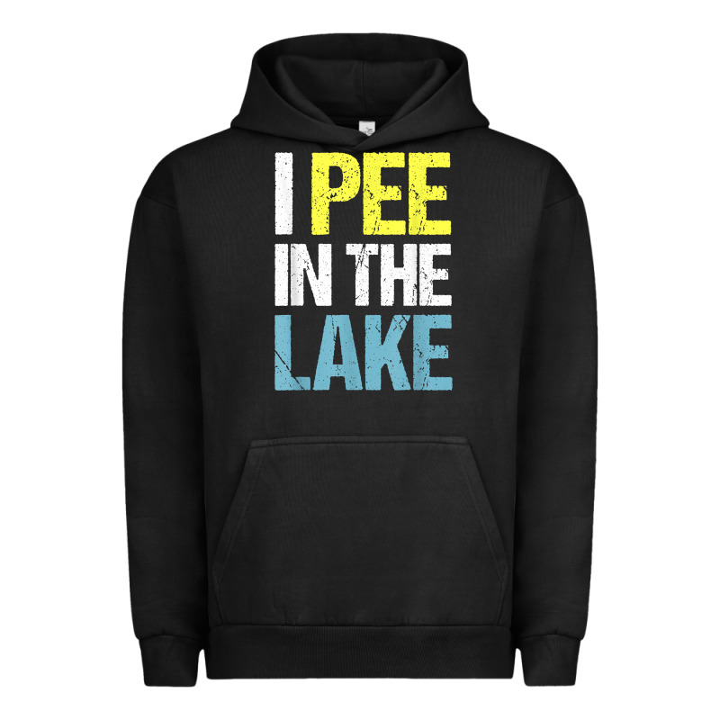 I Pee In The Lake Funny Summer Vacation T Shirt Urban Hoodie by linhVisuals | Teevron