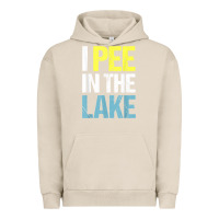 Pigment French Oak i pee in the lake funny summer vacation t shirt Urban Hoodie - linhVisuals