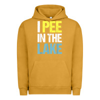 Pigment Peanut Butter i pee in the lake funny summer vacation t shirt Urban Hoodie - linhVisuals
