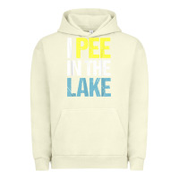 Pigment Pistachio i pee in the lake funny summer vacation t shirt Urban Hoodie - linhVisuals