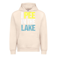 Sandshell i pee in the lake funny summer vacation t shirt Urban Hoodie - linhVisuals