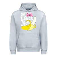 Heather Grey sorry girls i suck dick Banana Urban Hoodie - linhVisuals