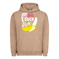 Pigment Burro sorry girls i suck dick Banana Urban Hoodie - linhVisuals