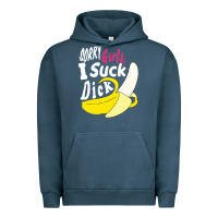 Pigment Midnight Navy sorry girls i suck dick Banana Urban Hoodie - linhVisuals
