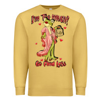 Antique Gold im too much go find less boujee frog funny Premium Sweatshirt - JahusDesignShop