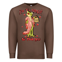 Chestnut im too much go find less boujee frog funny Premium Sweatshirt - JahusDesignShop