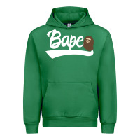 Emerald bape text Urban Hoodie - linhVisuals