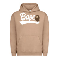 Pigment Burro bape text Urban Hoodie - linhVisuals